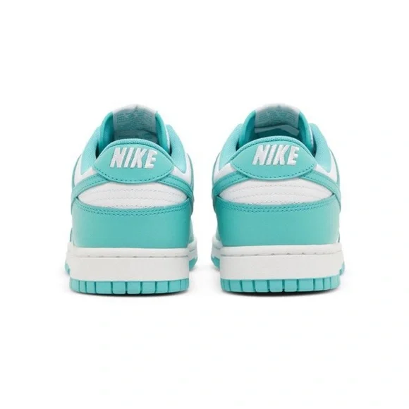 Nike Men's Turquoise and White Sneakers - Picture 2 of 5